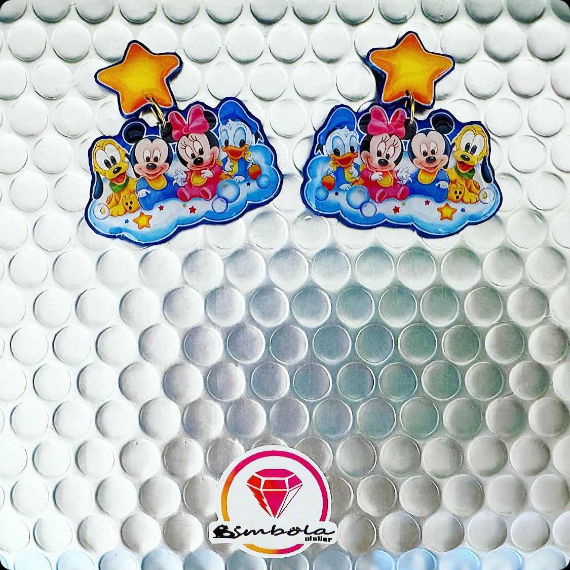 Pendientes muñecos pendientes juguete toy EARRINGS 