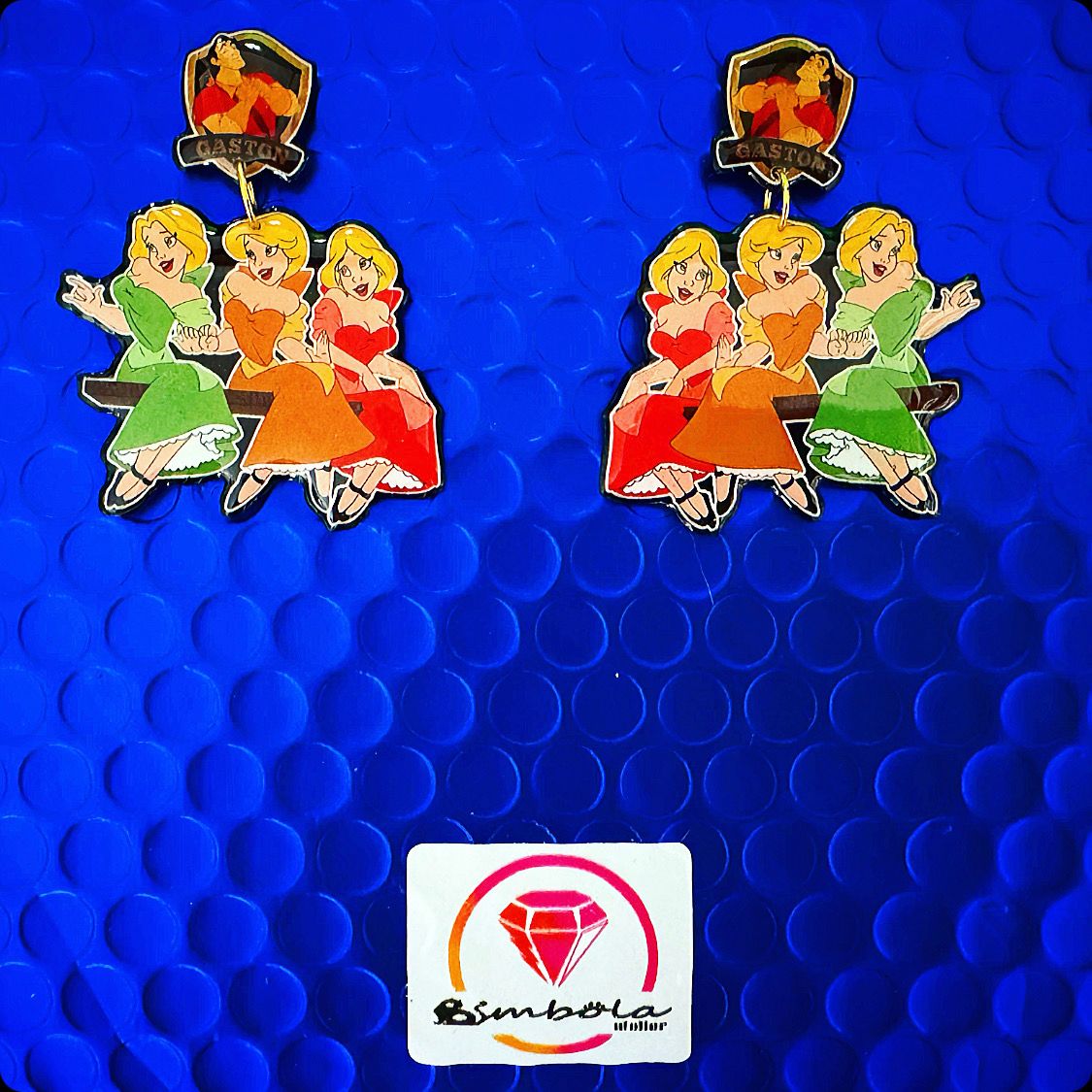 Pendientes muñecos pendientes juguete toy earrings dibujos animados cartoon earrings