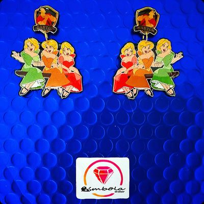 Pendientes muñecos pendientes juguete toy earrings dibujos animados cartoon earrings