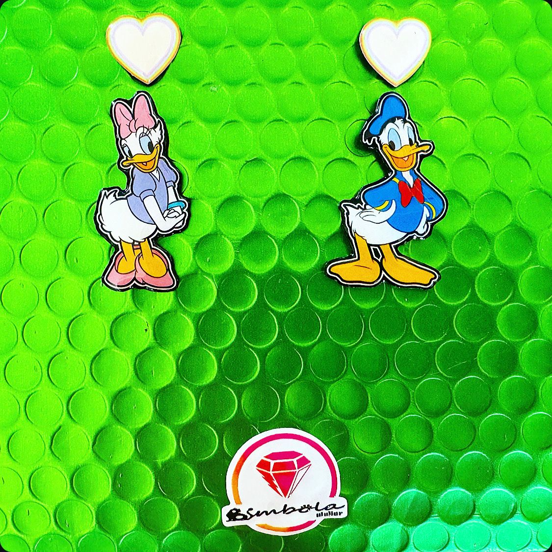 PENDIENTES PATO DONA CARTOON EARRINGS PENDIENTES DAIS