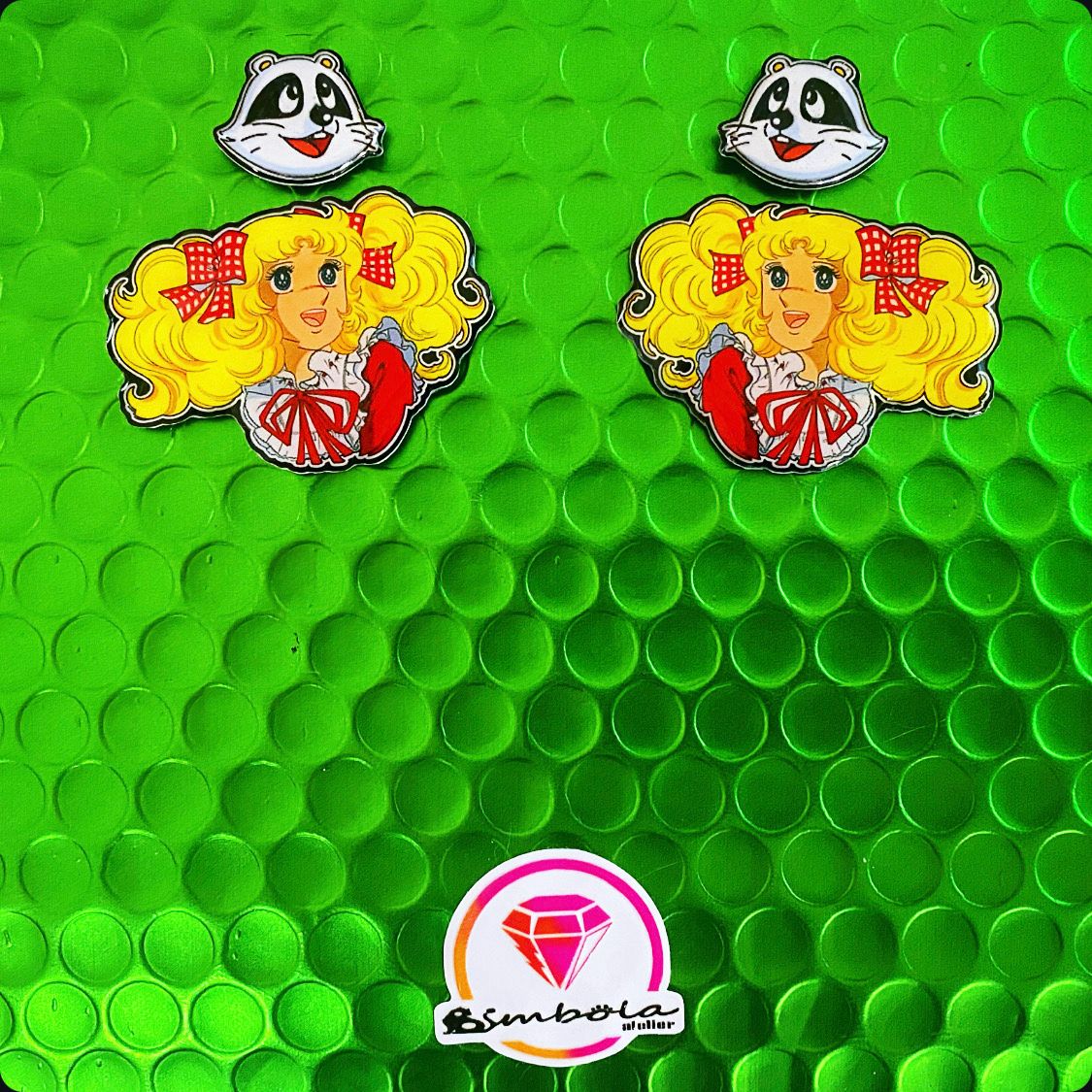 Pendientes muñecos pendientes juguete toy earrings dibujos animados Candy cartoon earrings