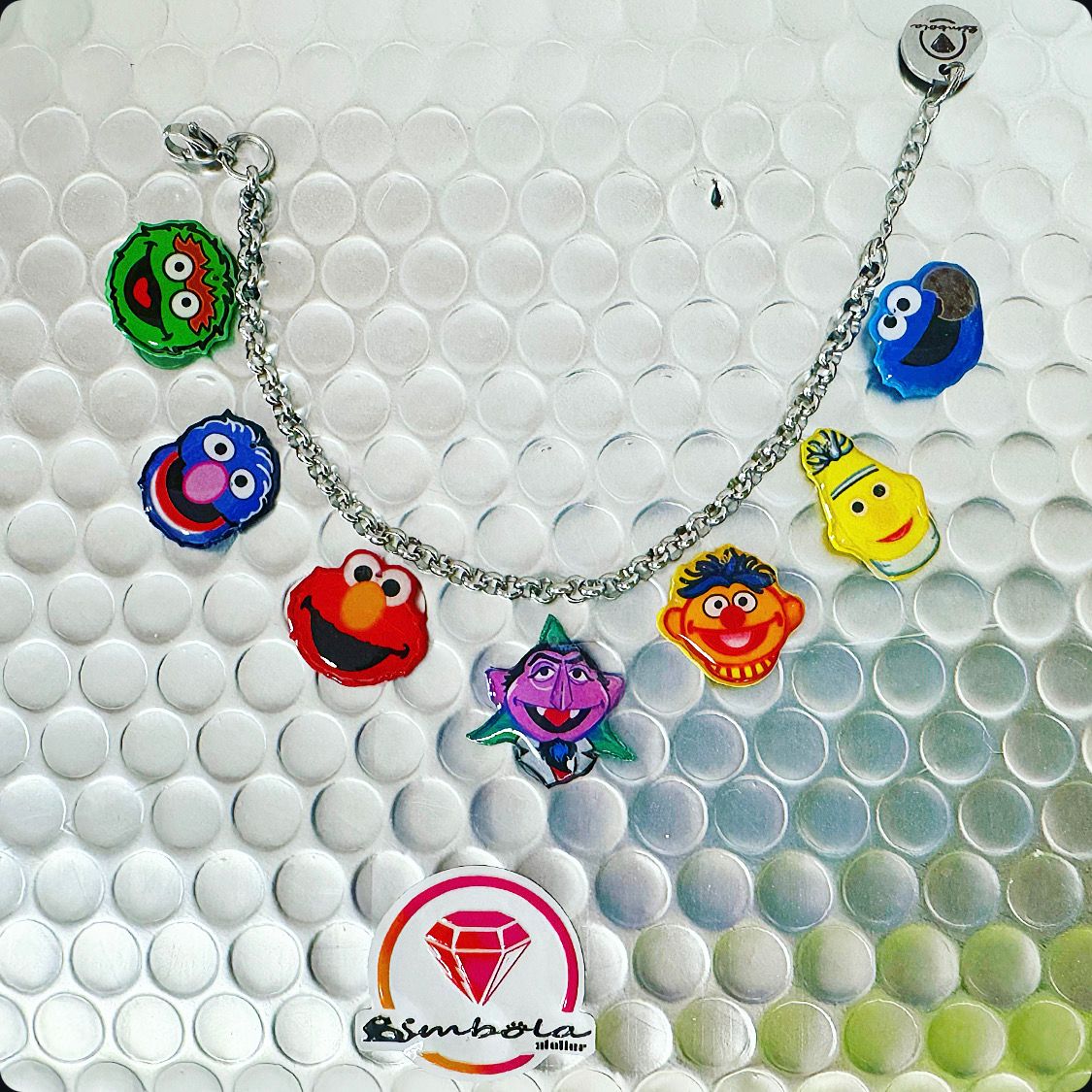 Bimbolina pulsera sésamo pulsera barrio bracelet pulsera acero charms pulsera coco Elmo Blas Epi