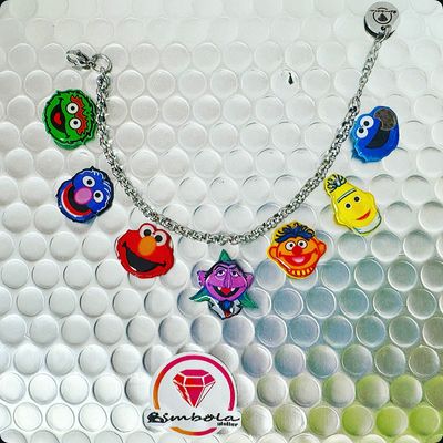 Bimbolina pulsera sésamo pulsera barrio bracelet pulsera acero charms pulsera coco Elmo Blas Epi