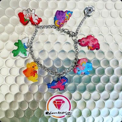 Bimbolina pulsera pony bracelet pulsera acero charms pulsera ponis 