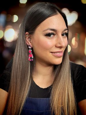 Pendientes Oda Mae earrings Rita Miller Ghost muñeca doll Playmobil 