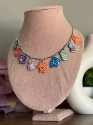 Collar amigos de los osos amorosos collar dibujos animados