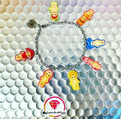 Bimbolina pulsera sony bracelet pulsera acero charms pulsera Angels 
