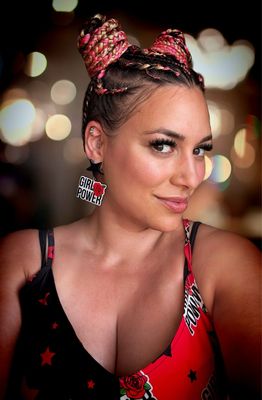 Pendientes girl power earrings Pendientes Estrellas 