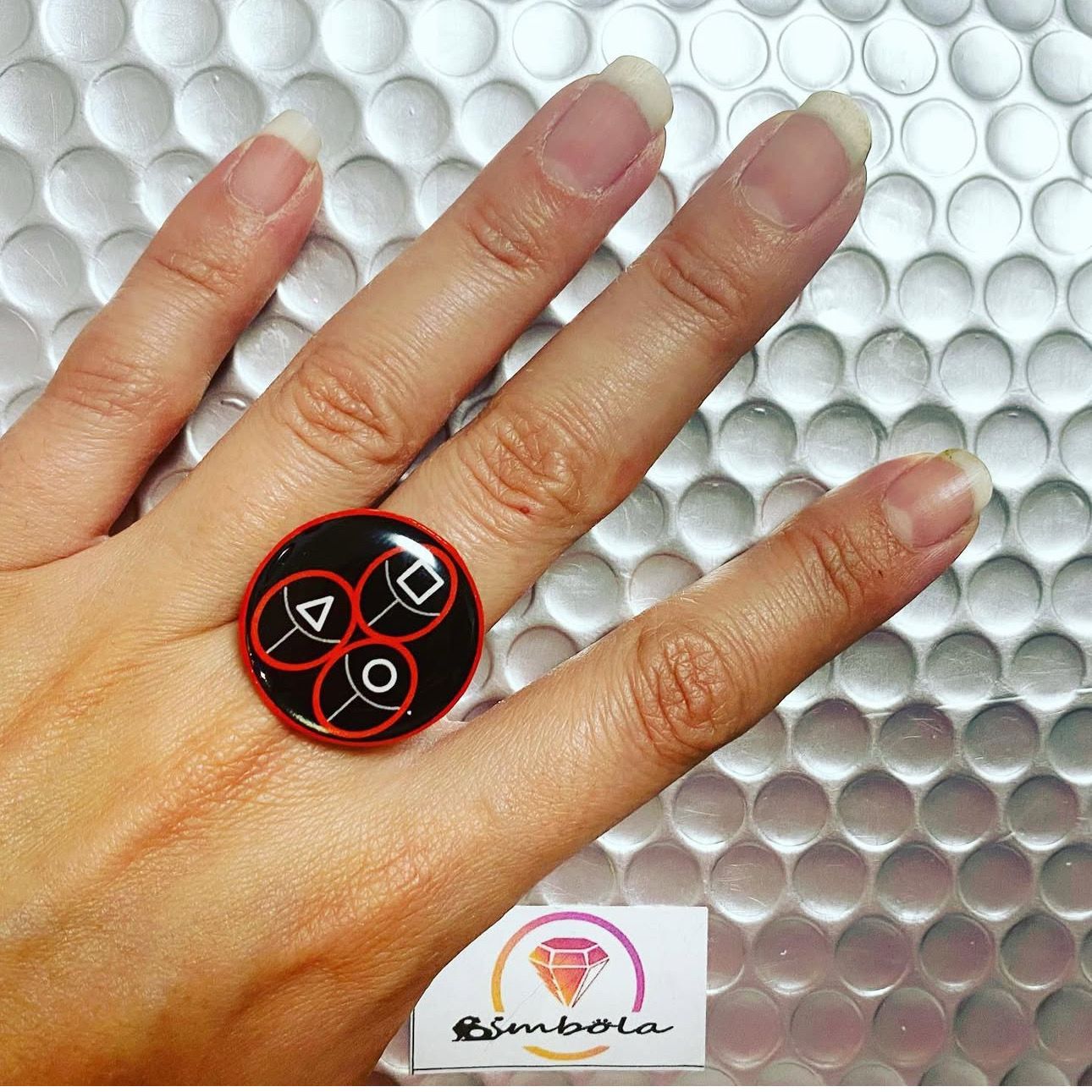 Anillo Squid game juego del calamar