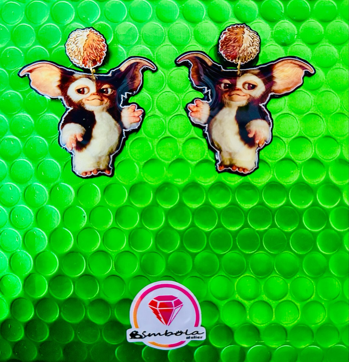 Pendientes Gremlins Gizmo earrings