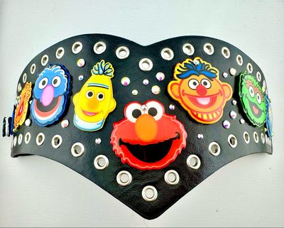 Cinto Barrio sesamo cinturón elástico fajín cintura Elmo Coco Epi Blas
