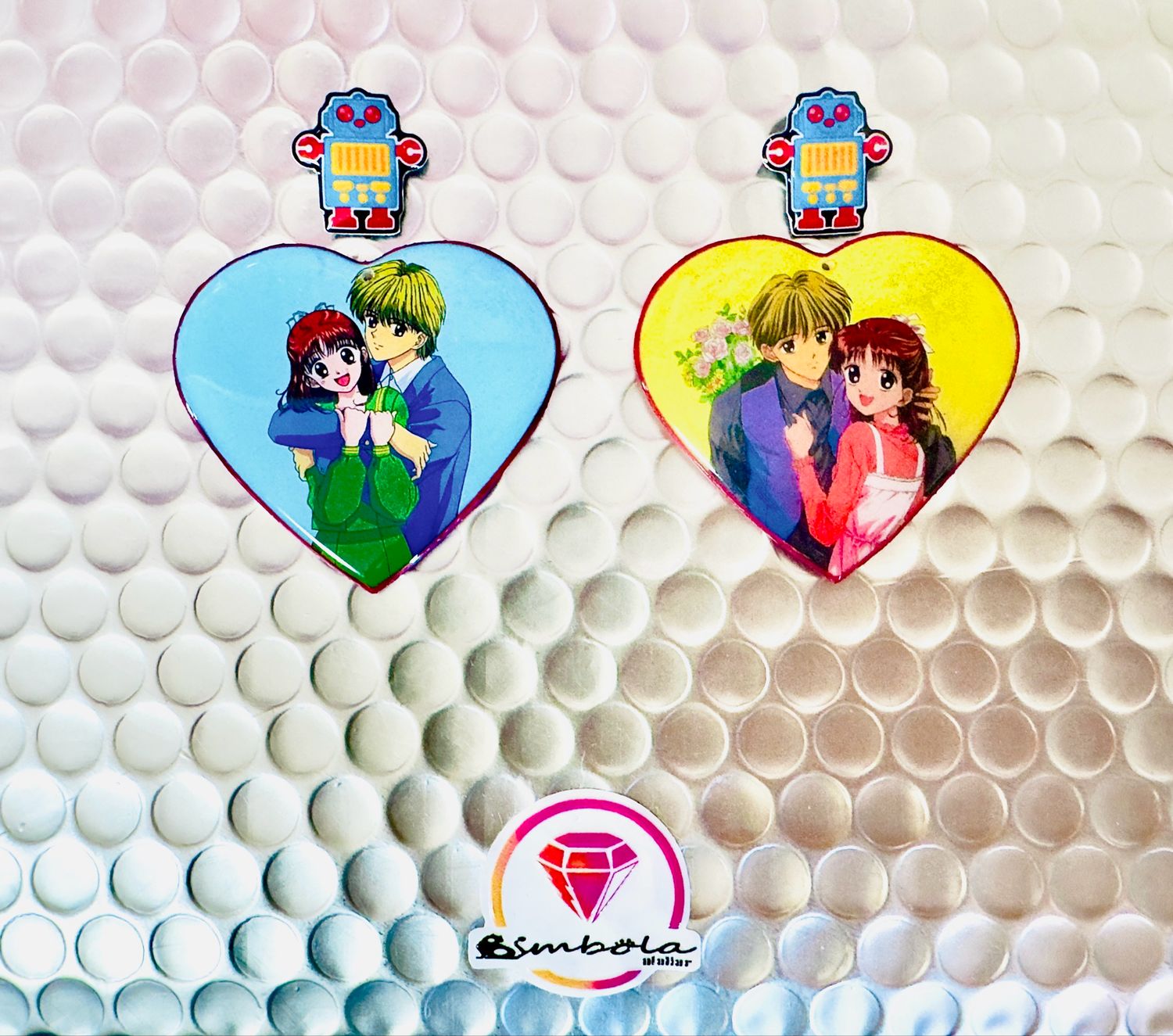 Pendientes la familia crece marmalade boy earrings manga anime dibujos animados cartoon