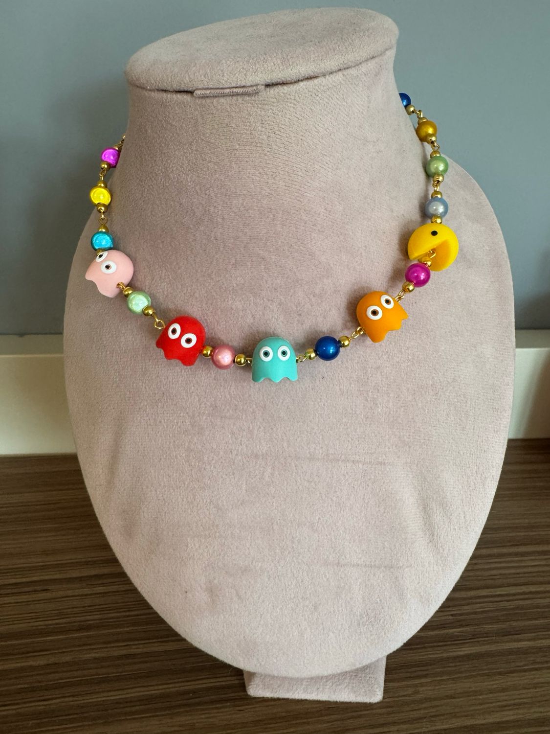 Collar comecocos game collar pac man necklace collar silicona