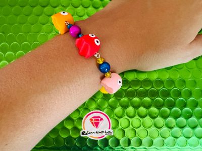 Pulsera comecocos game pulsera pac man necklace pulsera silicona