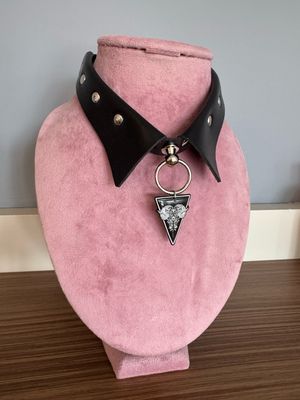 Collar mujer araña collar vampira correa gótico cuero halloween gargantilla punk choker diseño exclusivo @ente.shop