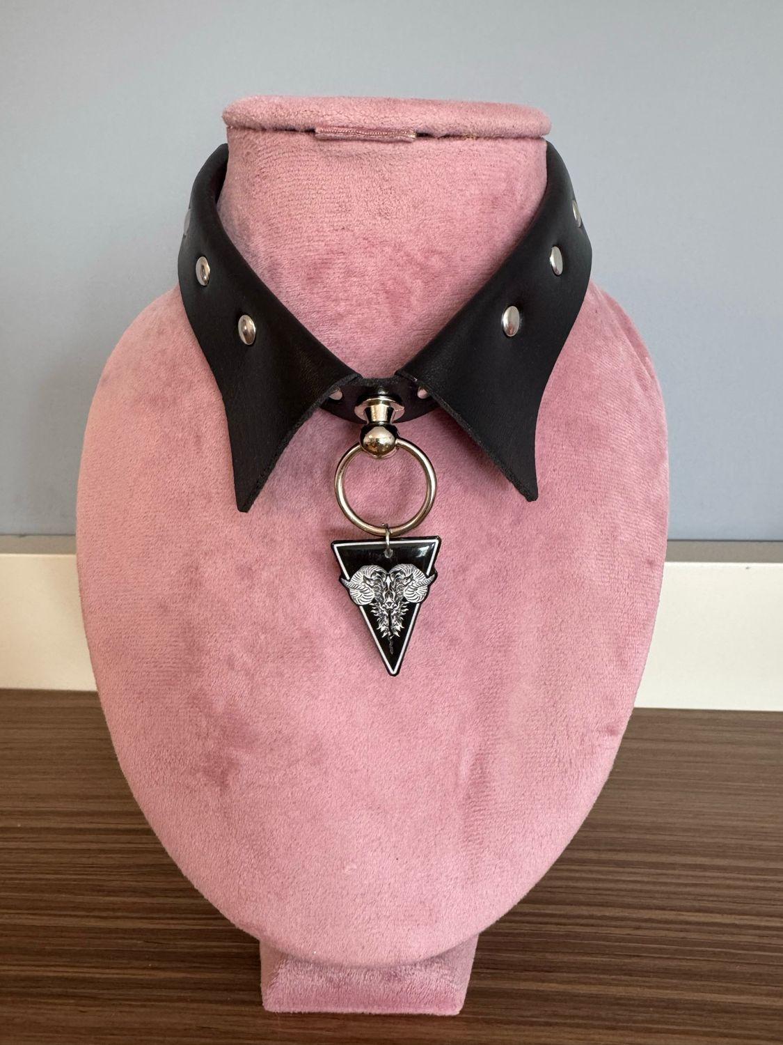 Collar mujer araña collar vampira correa gótico cuero halloween gargantilla punk choker diseño exclusivo @ente.shop