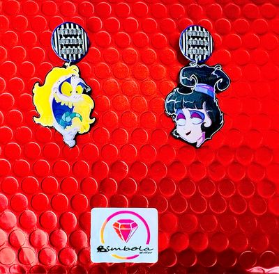 Pendientes Beetlejuice earrings snake serpiente bitelchus Lydia
