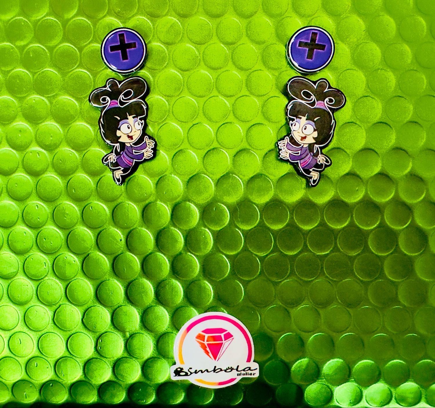 Pendientes Beetlejuice earrings snake serpiente bitelchus Lydia Halloween 