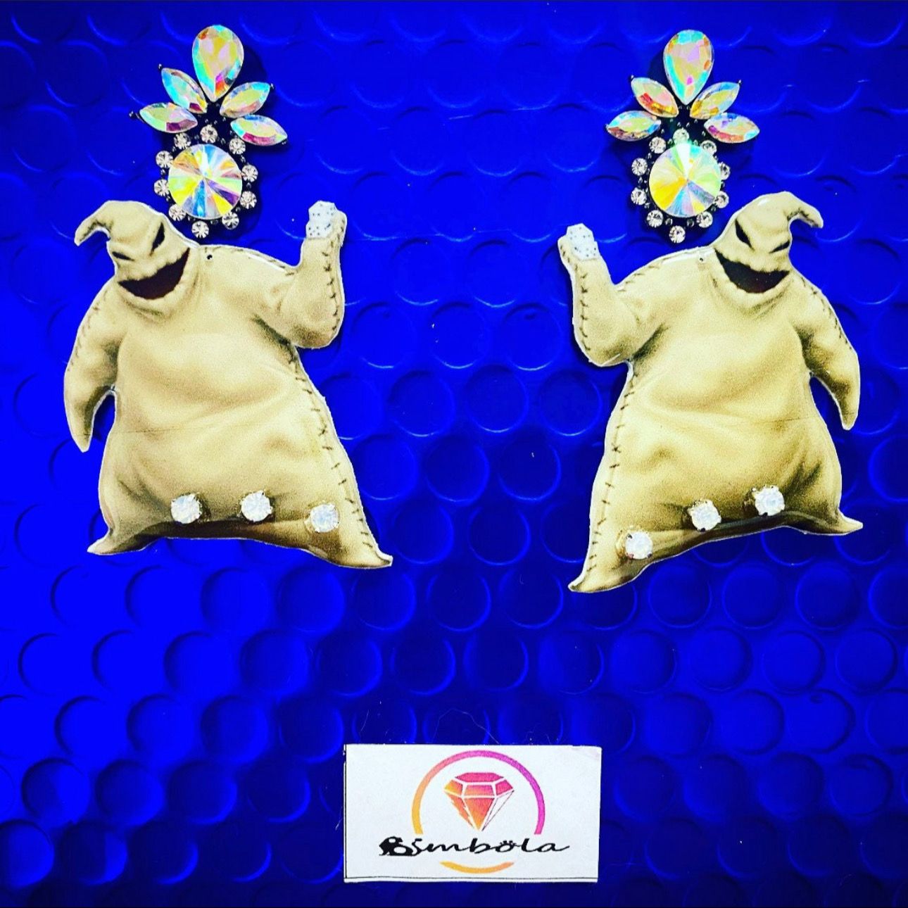 Pendientes Oogie Boogie pesadilla antes de navidad Halloween 