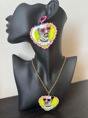 PENDIENTES TERRIFIER EARRINGS PENDIENTES HALLOWEEN EARRINGS payaso clown