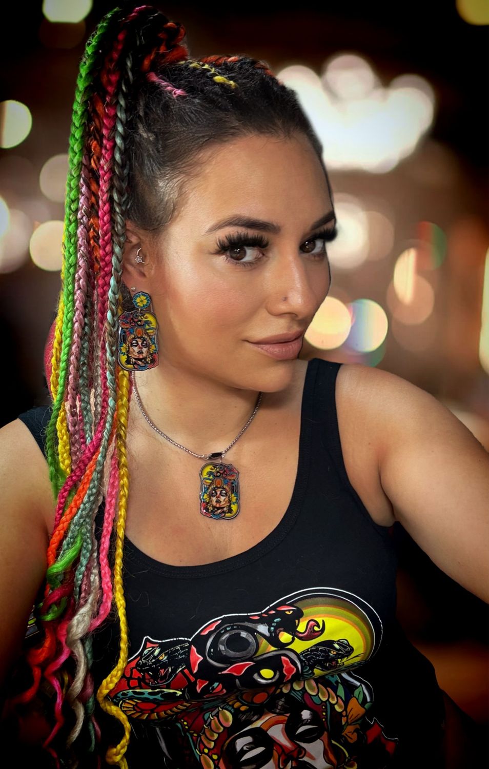 Pendientes gitana Tattoo EXCLUSIVE DESIGN ENTE SHOP
