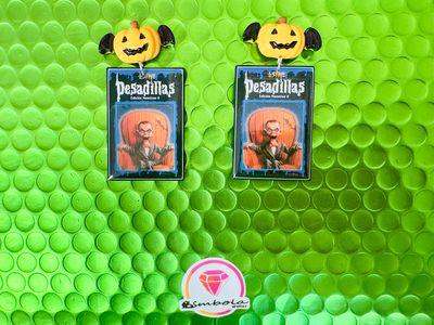 Pendientes Goosebumps pendientes Halloween pendientes pesadillas 