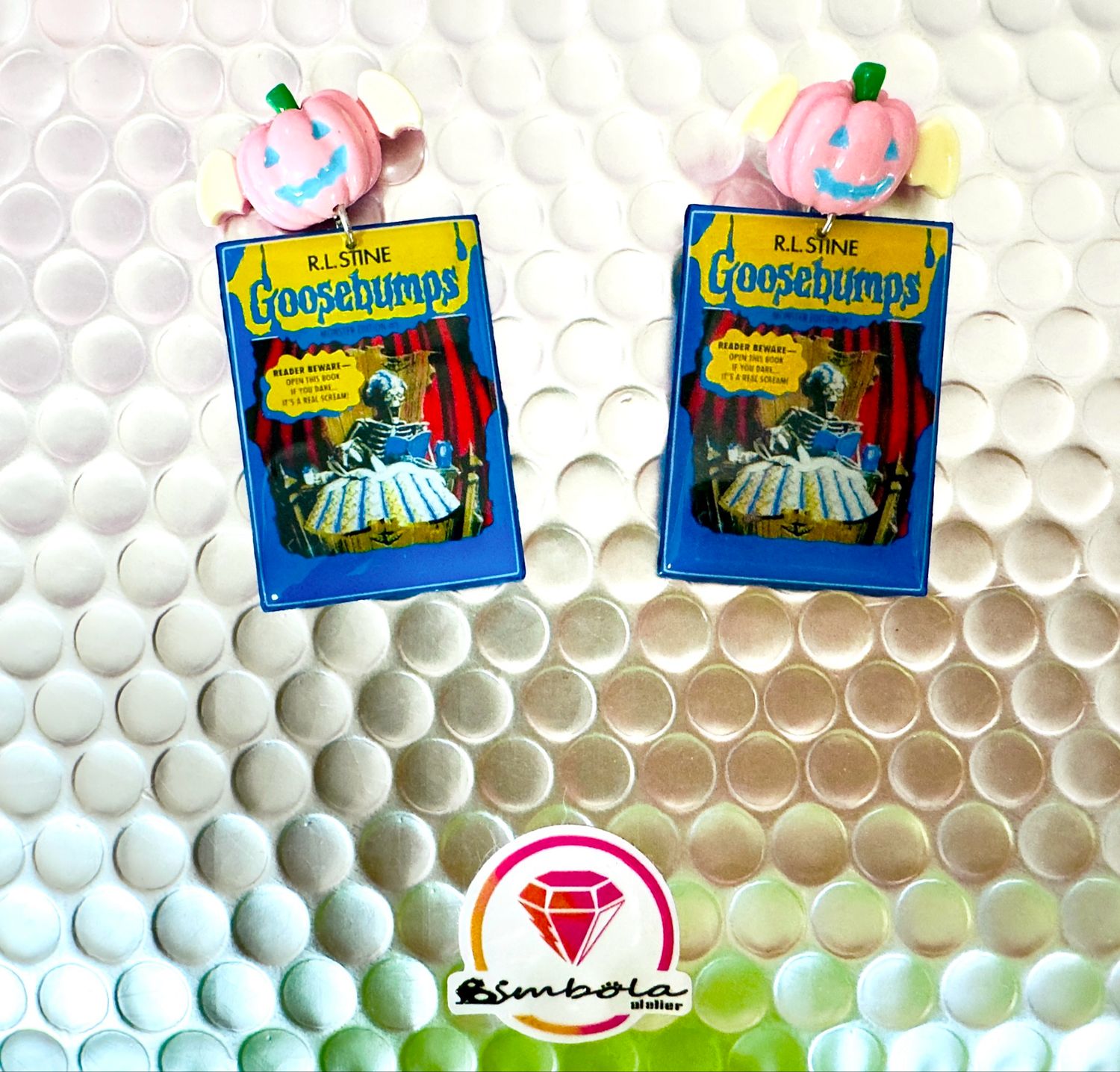 Pendientes Goosebumps pendientes Halloween pendientes pesadillas 