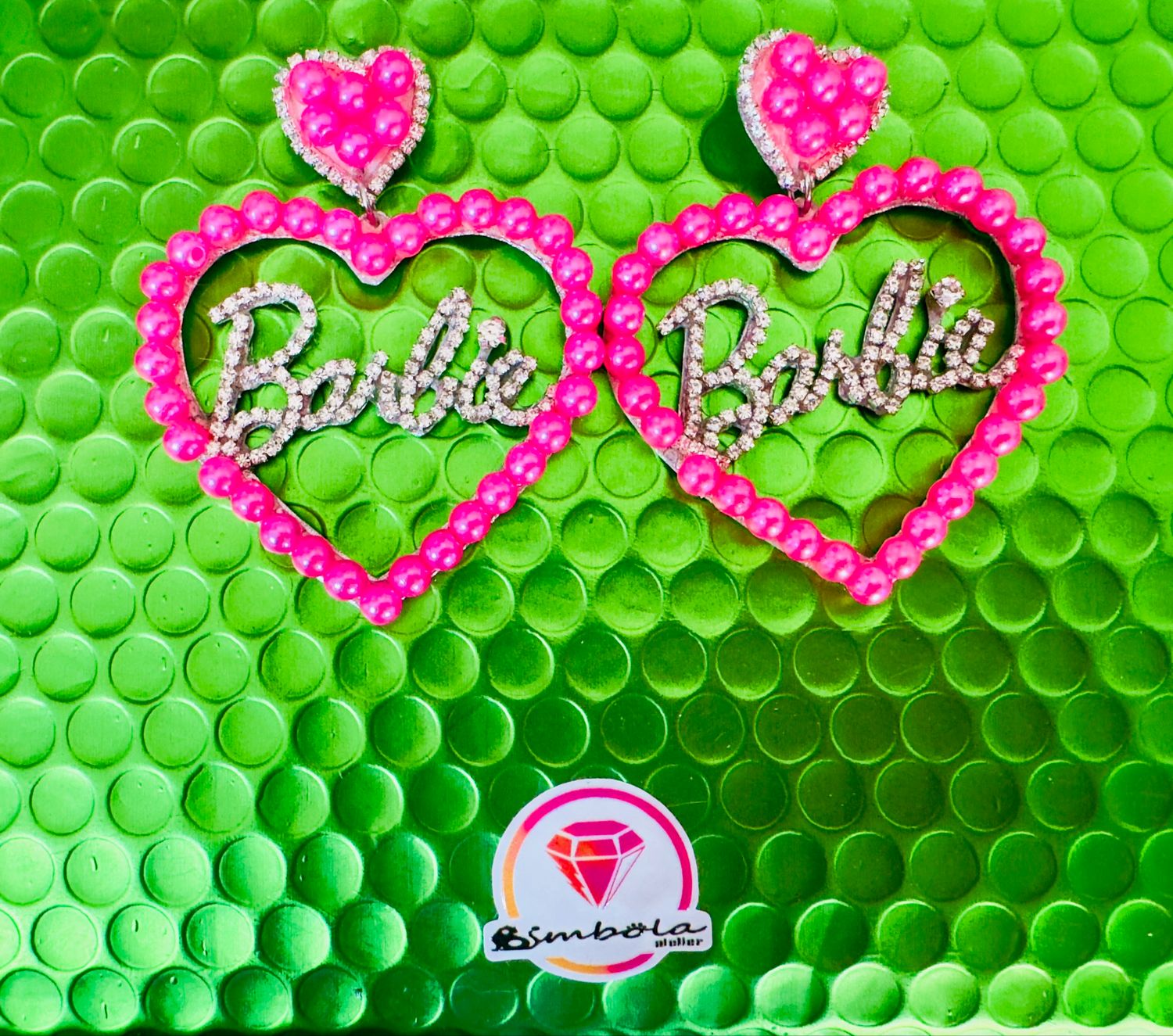 Pendientes muñecos doll earrings pendientes corazones pendientes princesa barbi