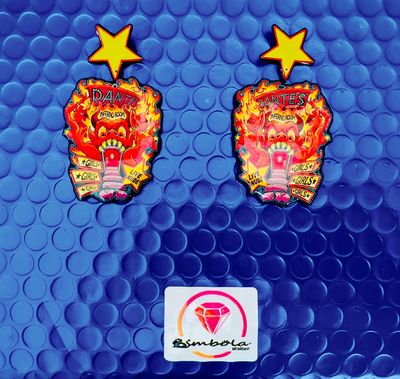 Pendientes Beetlejuice earrings snake serpiente bitelchus Lydia Dantes Hell girls 