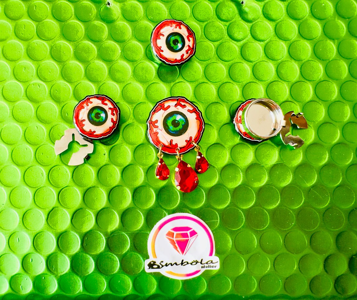 CUBREBOTÓN OJOS CUELLO PUÑOS VESTIDO BOTONES ENTESHOP EXCLUSIVE DESIGN