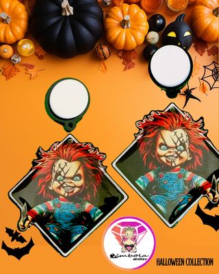 Pendientes Chucky Pendientes Tiffany earrings Pendientes Halloween earrings  be mine cuchillos