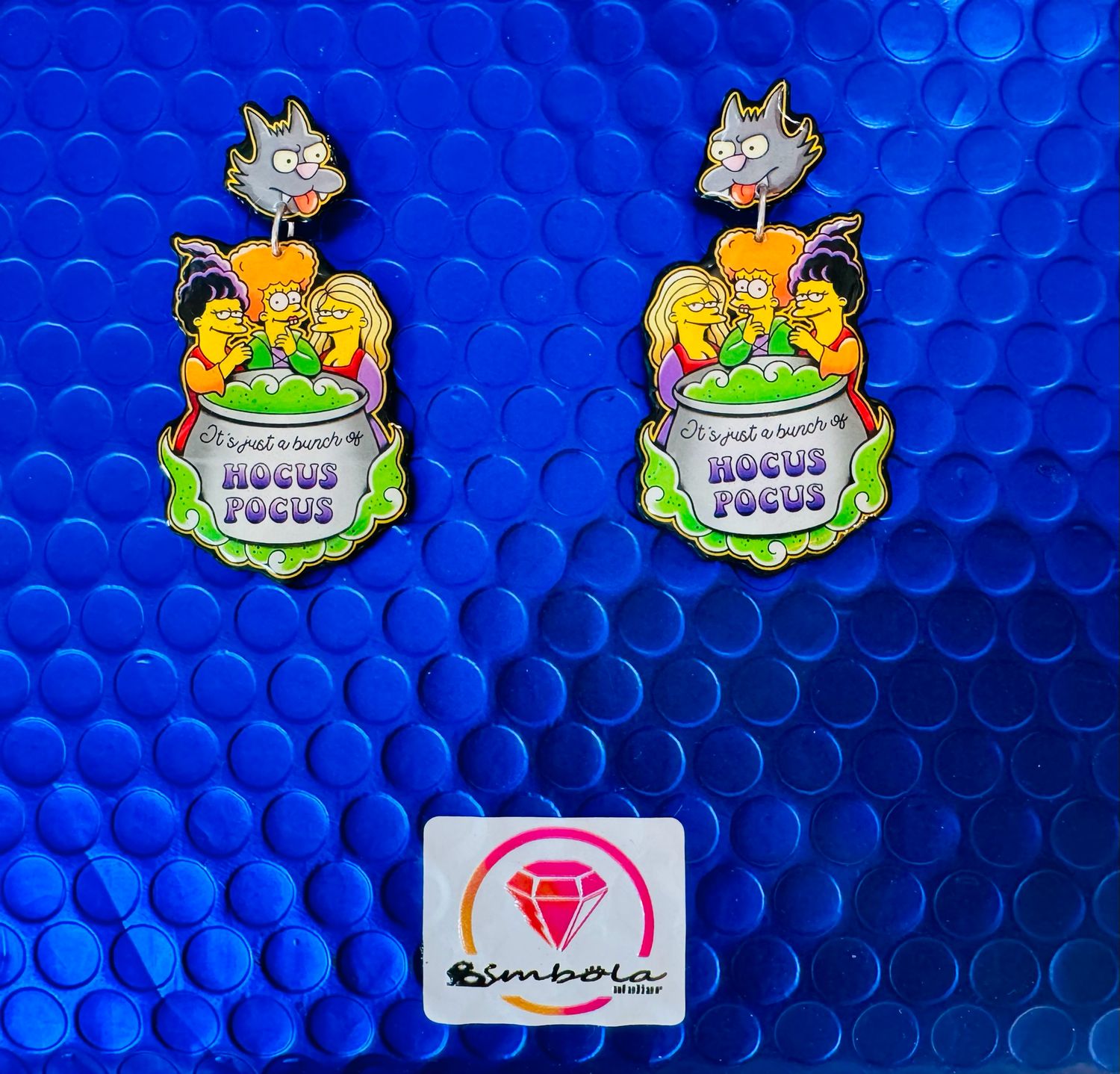 Pendientes Hocus Pocus simpson earrings Pendientes dibujos animados pendientes bruja witch earrings Pendientes Halloween earrings 