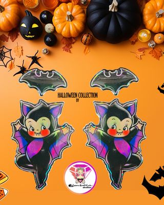 Pendientes kewpies earrings Halloween pendientes spookie cuqui bebés querubines retro vintage