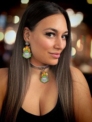Pendientes Hocus Pocus simpson earrings Pendientes dibujos animados pendientes bruja witch earrings Pendientes Halloween earrings 