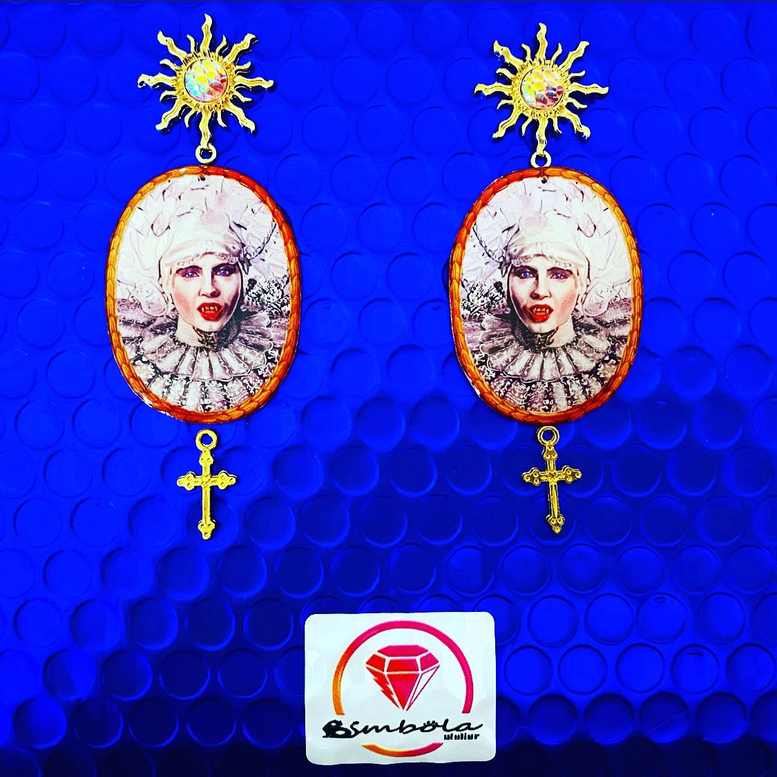 Pendientes Lucy Drácula Halloween EXCLUSIVE DESIGN ENTE SHOP