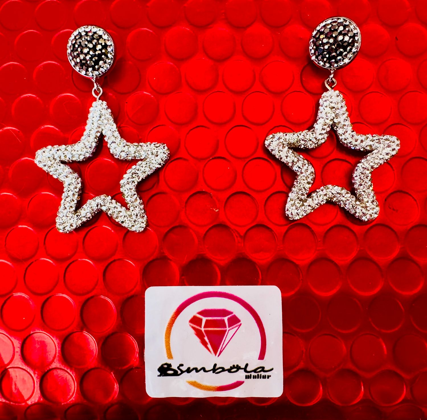 PENDIENTES ESTRELLAS LUXURY PENDIENTES CIRCONITAS SWAROVSKI STAR earrings  