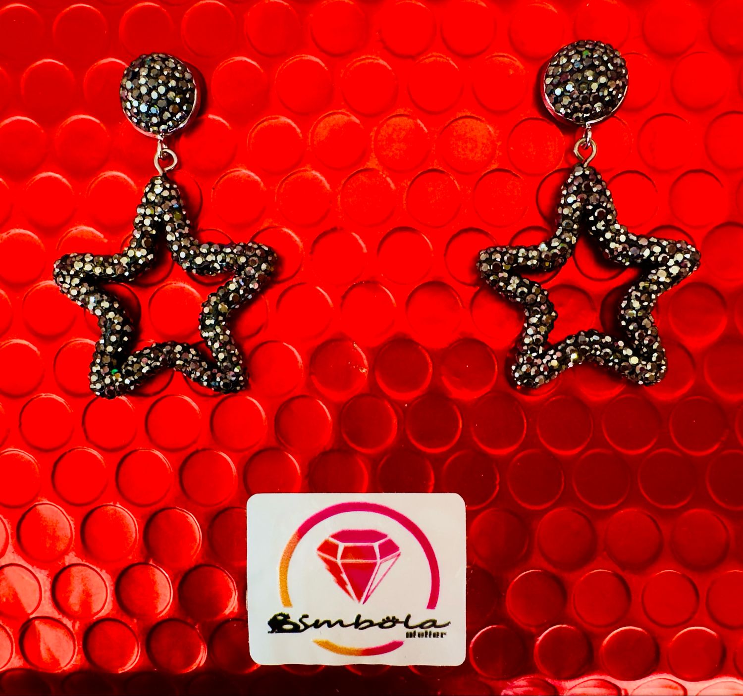 PENDIENTES ESTRELLAS LUXURY PENDIENTES CIRCONITAS SWAROVSKI STAR earrings  