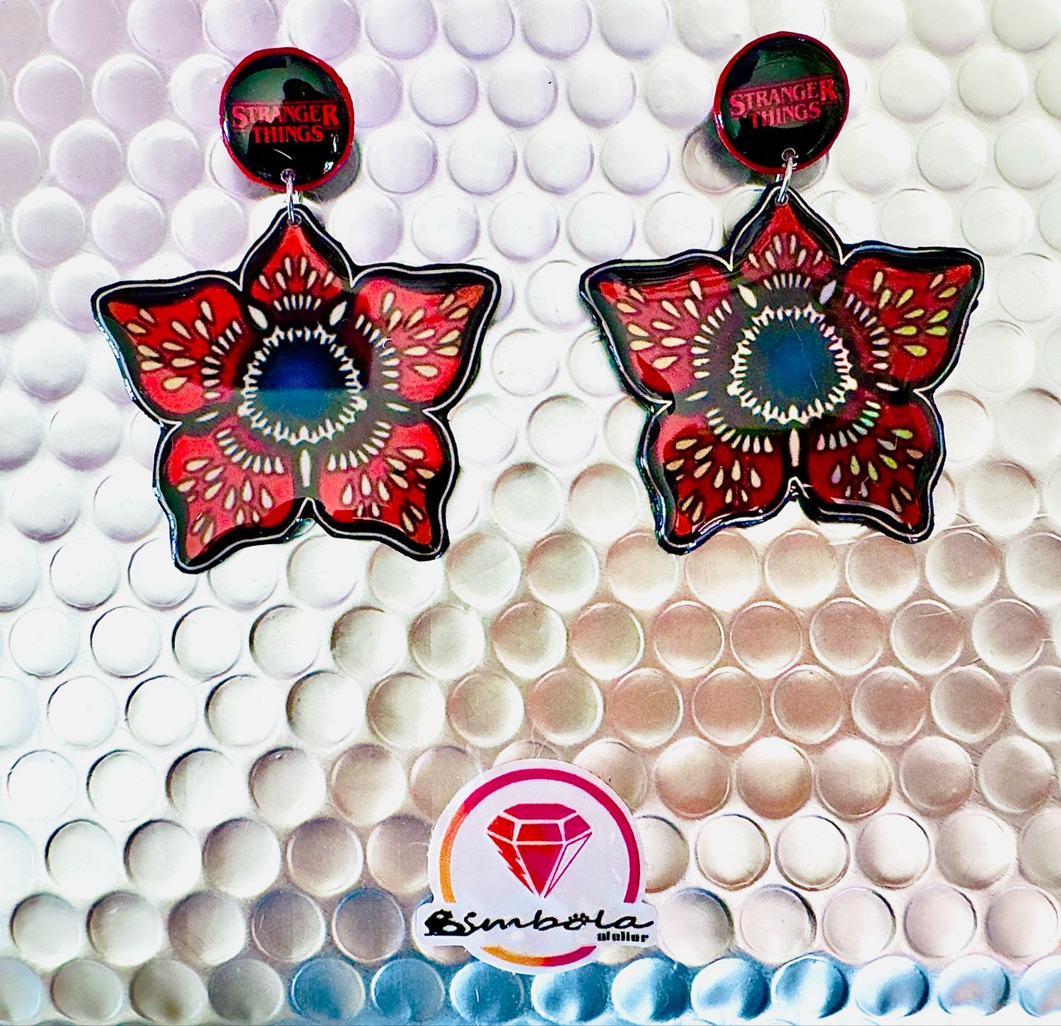 Pendientes hells fire earrings pendientes calaveras skull Earrings Pendientes Halloween earrings Pendientes Munson Pendientes Eddie pendientes fire club pendientes stranger