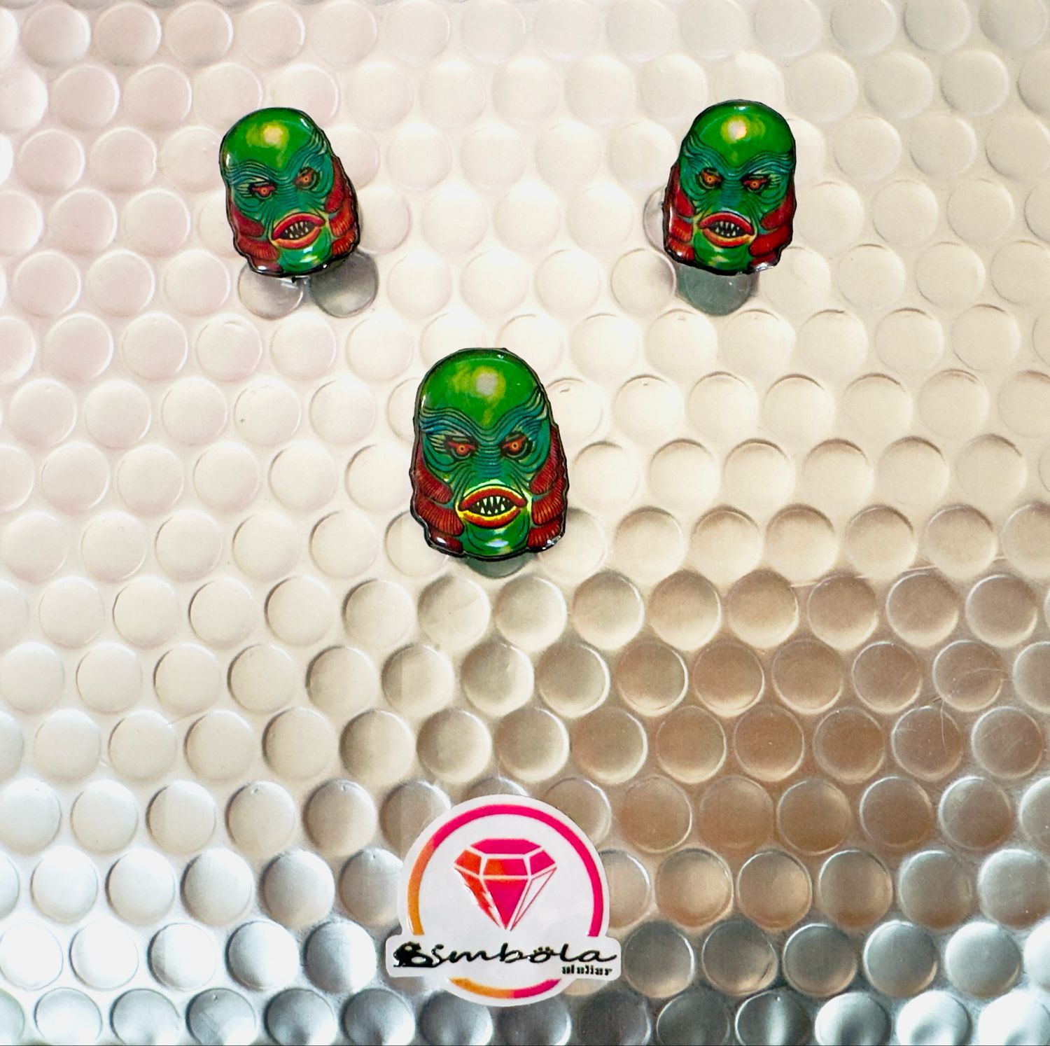 CUBREBOTÓN MONSTRUO DEL LAGO CUELLO PUÑOS VESTIDO BOTONES ENTESHOP EXCLUSIVE DESIGN