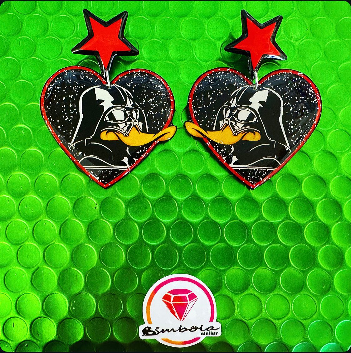 PENDIENTES DUCK VADER EARRINGS PENDIENTES PATO