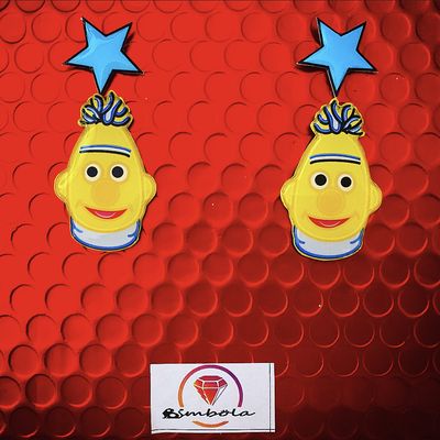 Pendientes Barrio Street pendientes dibujos animados pendientes Blas