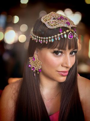 Sombrero gorro strass Tiara diamante pedrería lágrimas pepitas boreal oro corona