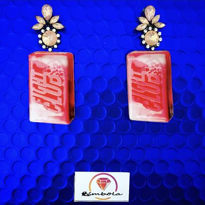 Pendientes fight club earrings pendientes el club de la lucha pendientes jabón soap earrings 