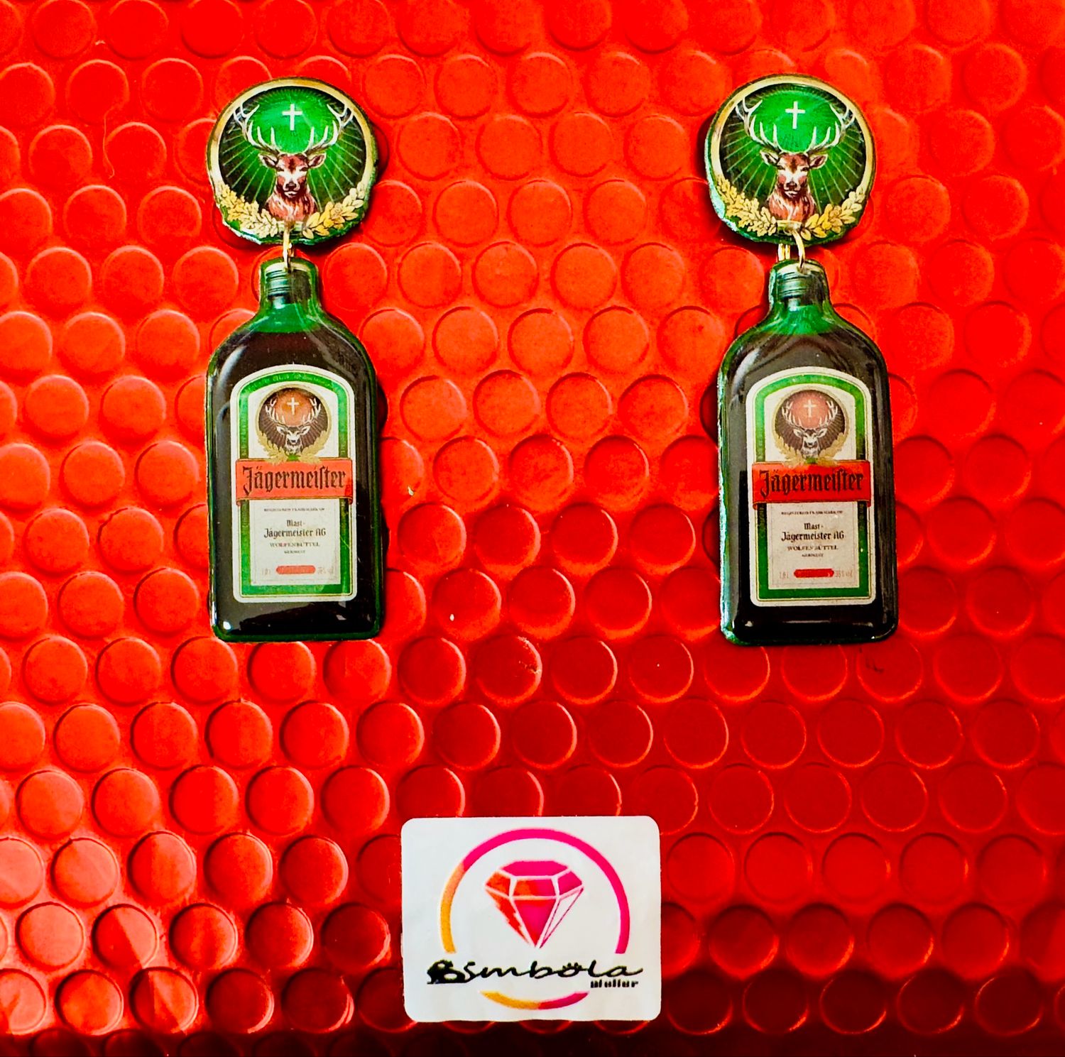Pendientes Botella bottle earrings pendientes Jager earrings 