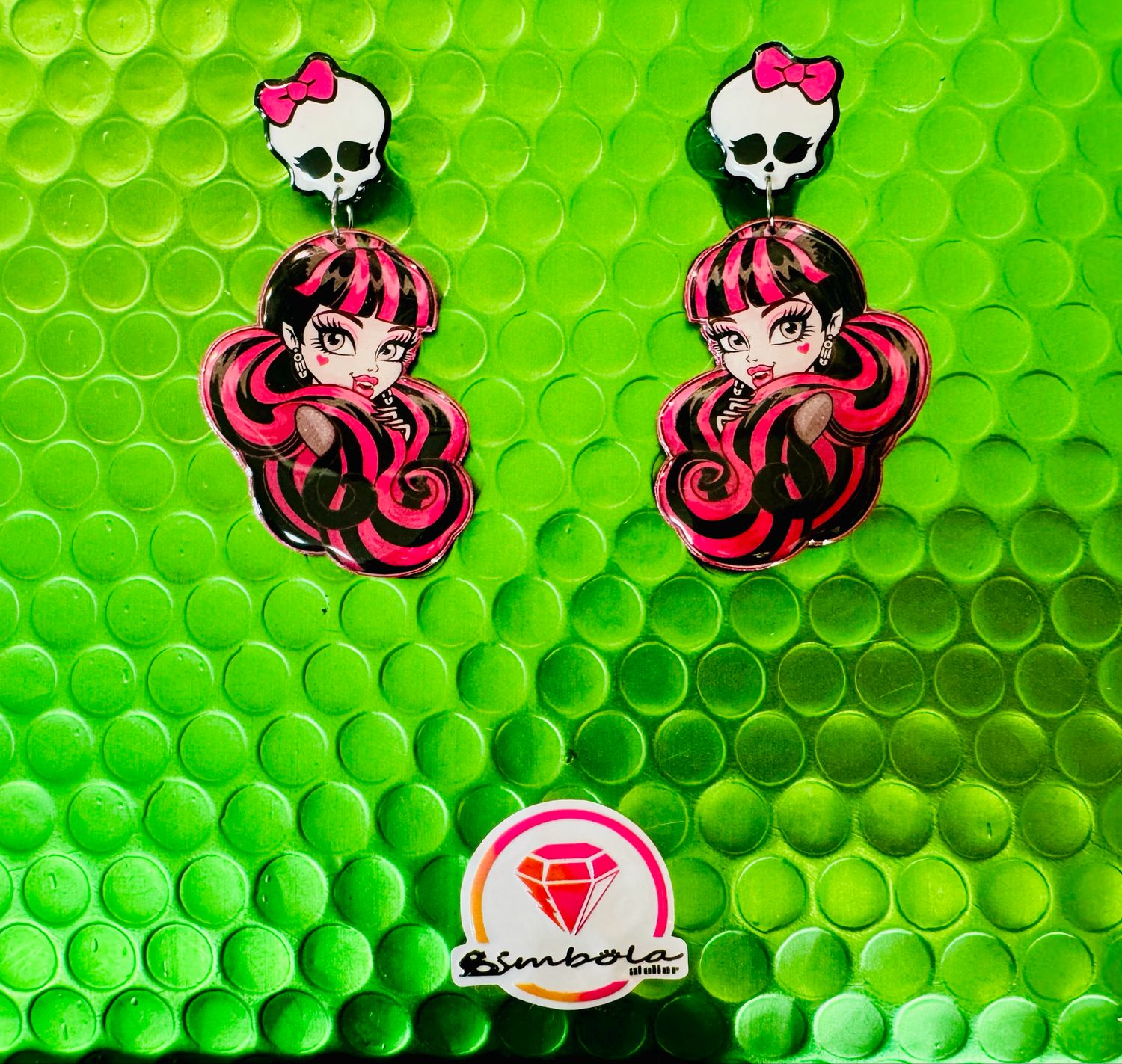 Pendientes Monster High earrings
