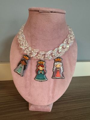 Maxi collar Reinas magas collar Navidad