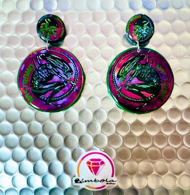 Pendientes alien Nostromo Pendientes extraterrestre alien Earrings pendientes DESIGN ENTE SHOP 