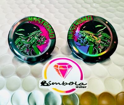 Pendientes alien Nostromo Pendientes extraterrestre alien Earrings pendientes DESIGN ENTE SHOP 