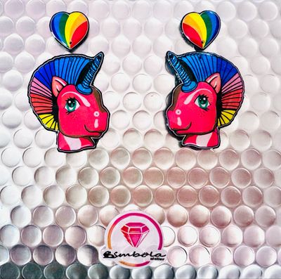 Pendientes tornicornios unicornios pony EXCLUSIVE DESIGN ENTE SHOP