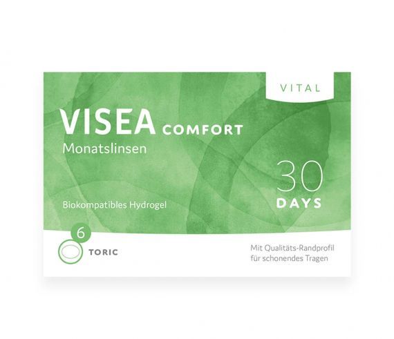 COMFORT VITAL | 6er Box Monatslinsen | Toric
